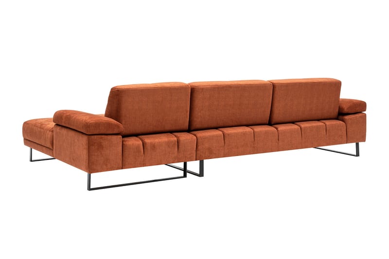 Divansoffa 3-sits Caboolture - Orange - Möbler - Soffa - Hörnsoffa
