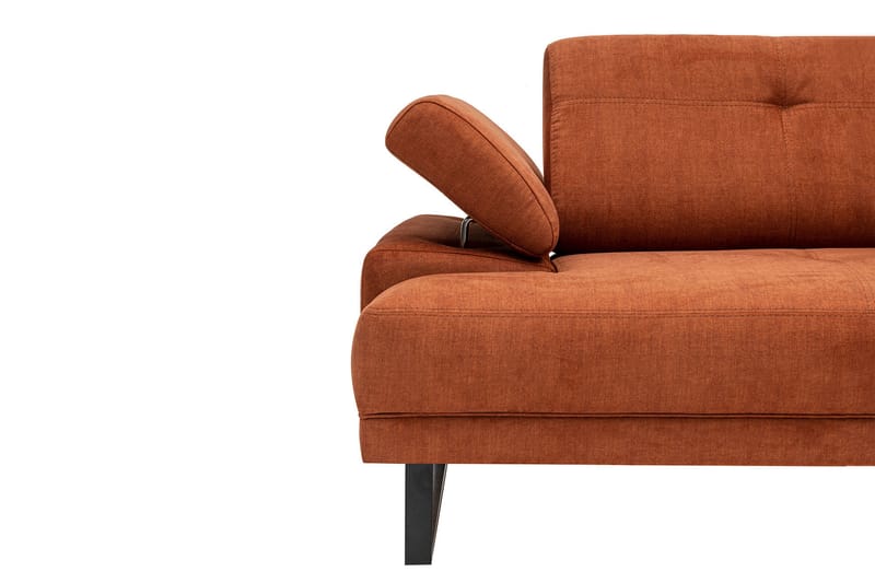 Divansoffa 3-sits Caboolture - Orange - Hörnsoffa