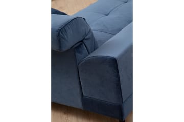 Divansoffa 3-sits Janavia - Blå - Möbler - Soffa - Hörnsoffa