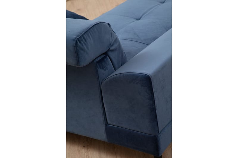Divansoffa 3-sits Janavia - Blå - Möbler - Soffa - Hörnsoffa