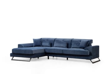 Divansoffa 3-sits Janavia - Blå - Möbler - Soffa - Hörnsoffa