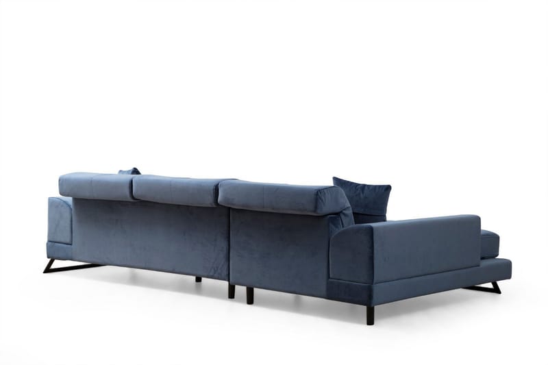 Divansoffa 3-sits Janavia - Blå - Möbler - Soffa - Hörnsoffa