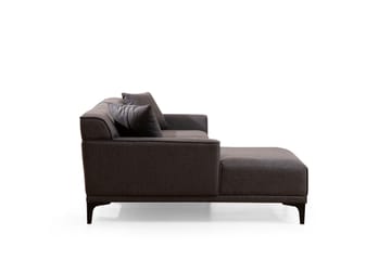Divansoffa 3-sits Smithton - Antracit - Möbler - Soffa - Hörnsoffa