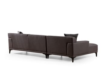 Divansoffa 3-sits Smithton - Antracit - Möbler - Soffa - Hörnsoffa