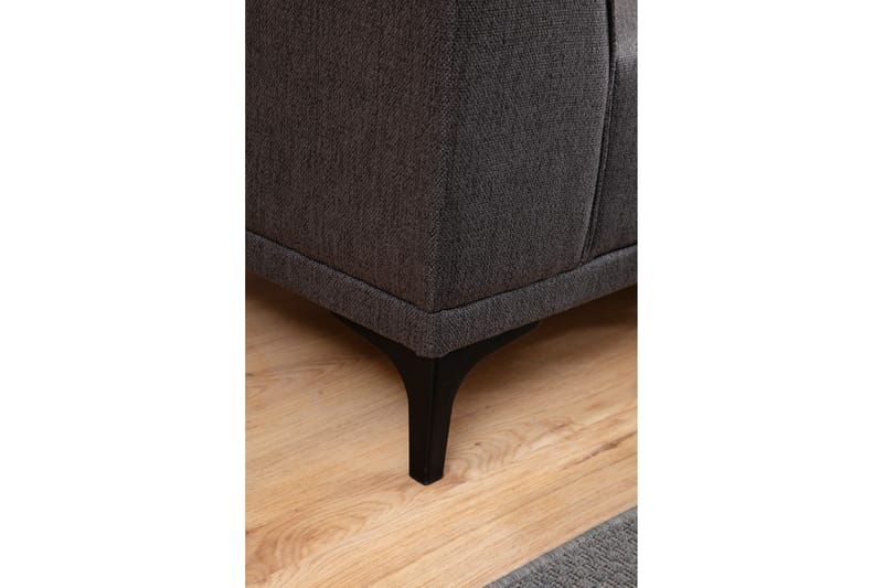 Divansoffa 3-sits Smithton - Antracit - Möbler - Soffa - Hörnsoffa