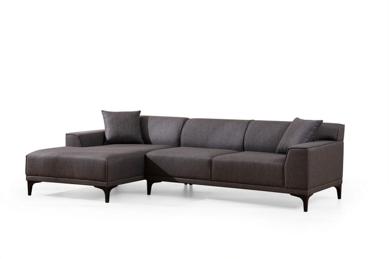 Divansoffa 3-sits Smithton - Antracit - Möbler - Soffa - Hörnsoffa