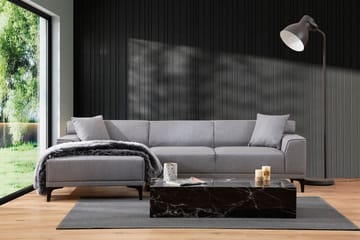Divansoffa 3-sits Smithton - Grå - Möbler - Soffa - Hörnsoffa