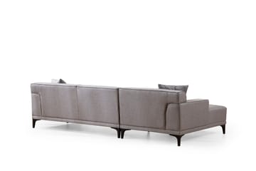 Divansoffa 3-sits Smithton - Grå - Möbler - Soffa - Hörnsoffa