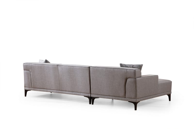 Divansoffa 3-sits Smithton - Grå - Möbler - Soffa - Hörnsoffa