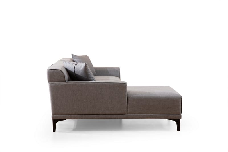 Divansoffa 3-sits Smithton - Grå - Möbler - Soffa - Hörnsoffa