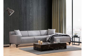 Divansoffa 3-sits Smithton - Grå - Möbler - Soffa - Hörnsoffa