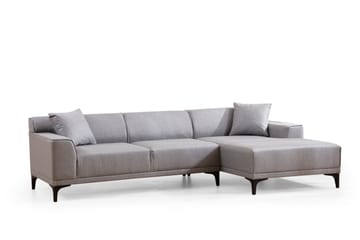 Divansoffa 3-sits Smithton - Grå - Möbler - Soffa - Hörnsoffa
