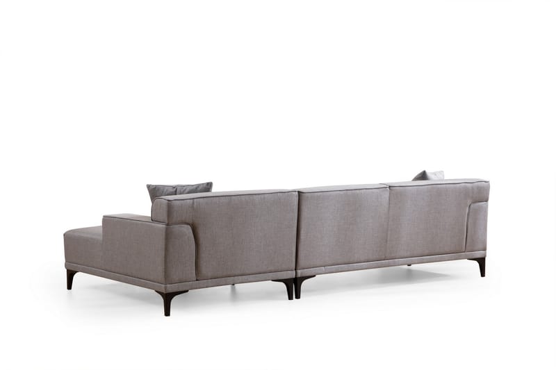 Divansoffa 3-sits Smithton - Grå - Möbler - Soffa - Hörnsoffa