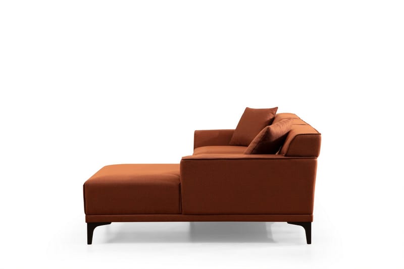 Divansoffa 3-sits Smithton - Orange - Hörnsoffa