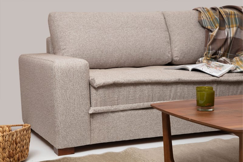 Divansoffa 3-sits Springhills - Beige - Hörnsoffa