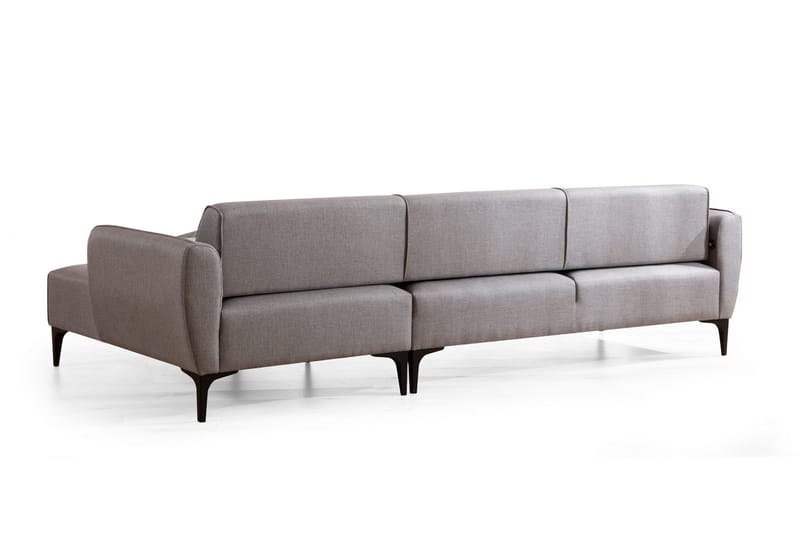 Divansoffa 3-sits Wangaratta - Grå - Möbler - Soffa - Hörnsoffa