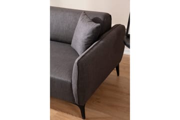 Divansoffa 3-sits Wangaratta - Mörkgrå - Möbler - Soffa - Hörnsoffa