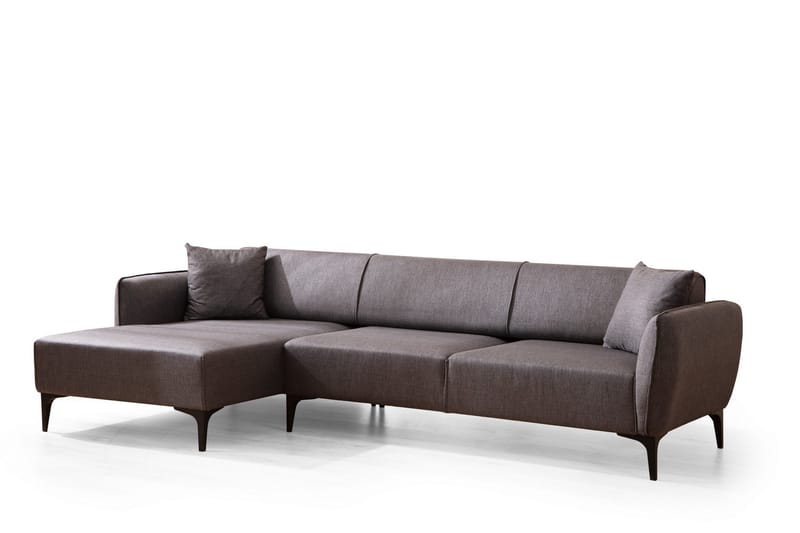 Divansoffa 3-sits Wangaratta - Mörkgrå - Möbler - Soffa - Hörnsoffa