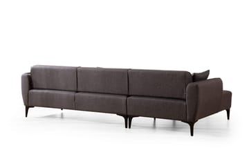 Divansoffa 3-sits Wangaratta - Mörkgrå - Möbler - Soffa - Hörnsoffa
