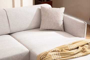 Divansoffa 3-sits Wangaratta - Vit - Möbler - Soffa - Hörnsoffa