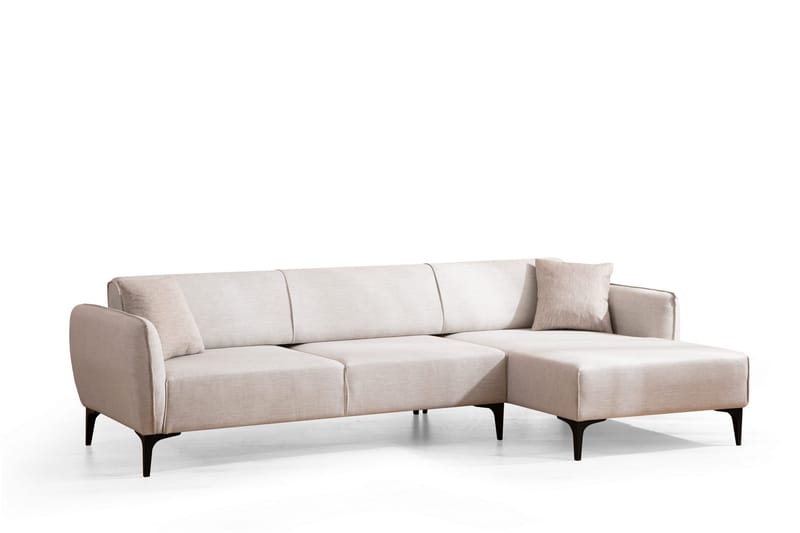 Divansoffa 3-sits Wangaratta - Vit - Möbler - Soffa - Hörnsoffa