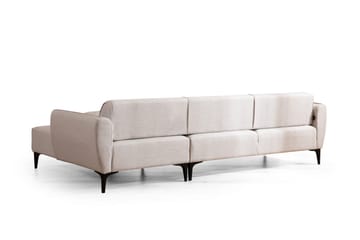 Divansoffa 3-sits Wangaratta - Vit - Möbler - Soffa - Hörnsoffa