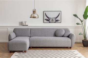 Divansoffa 3-sits Windwhistle - Grå - Möbler - Soffa - Hörnsoffa