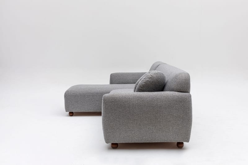 Divansoffa 3-sits Windwhistle - Grå - Möbler - Soffa - Hörnsoffa
