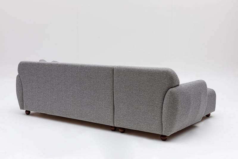 Divansoffa 3-sits Windwhistle - Grå - Möbler - Soffa - Hörnsoffa