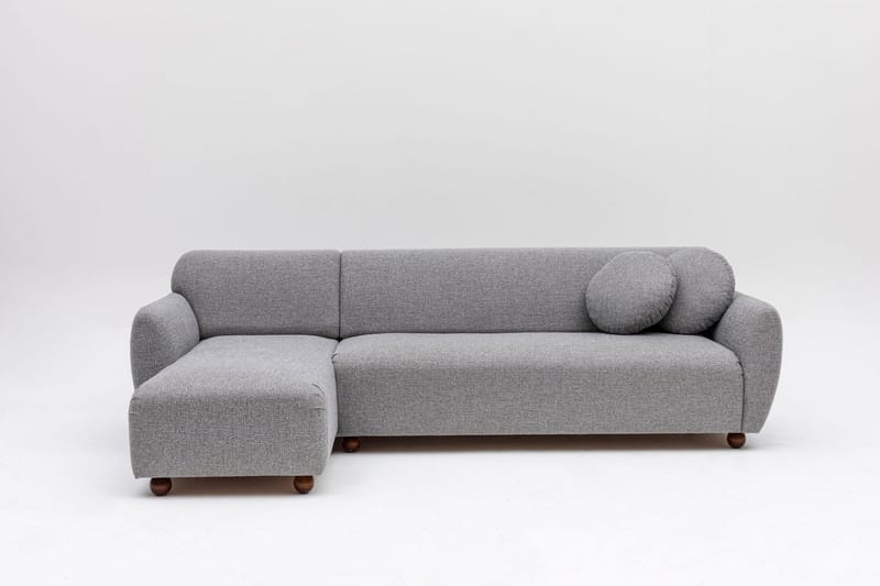 Divansoffa 3-sits Windwhistle - Grå - Möbler - Soffa - Hörnsoffa