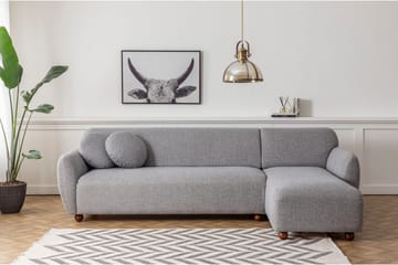 Divansoffa 3-sits Windwhistle - Grå - Möbler - Soffa - Hörnsoffa