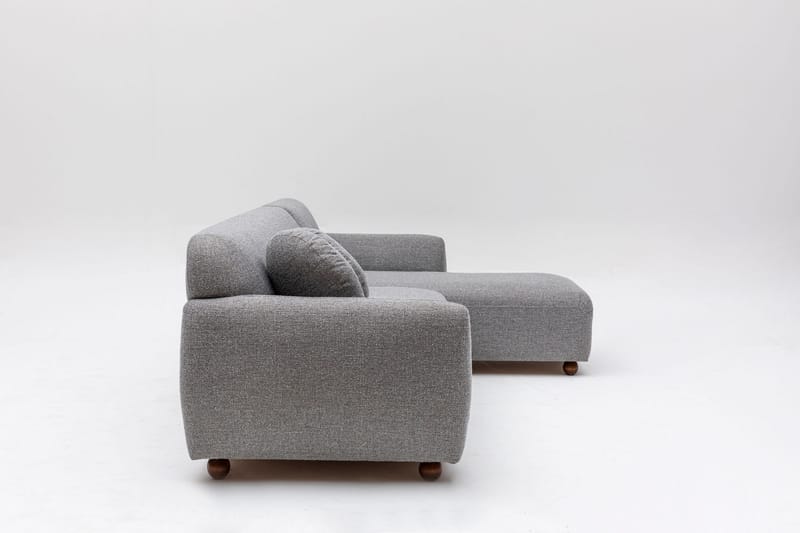 Divansoffa 3-sits Windwhistle - Grå - Möbler - Soffa - Hörnsoffa
