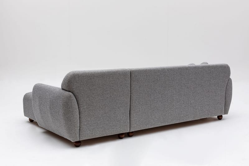 Divansoffa 3-sits Windwhistle - Grå - Möbler - Soffa - Hörnsoffa
