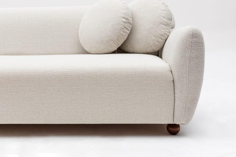 Divansoffa 3-sits Windwhistle - Vit - Möbler - Soffa - Hörnsoffa