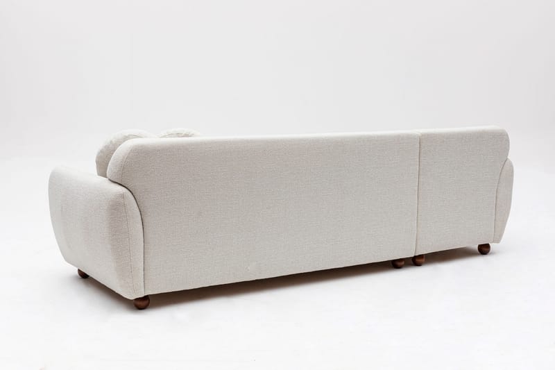 Divansoffa 3-sits Windwhistle - Vit - Möbler - Soffa - Hörnsoffa