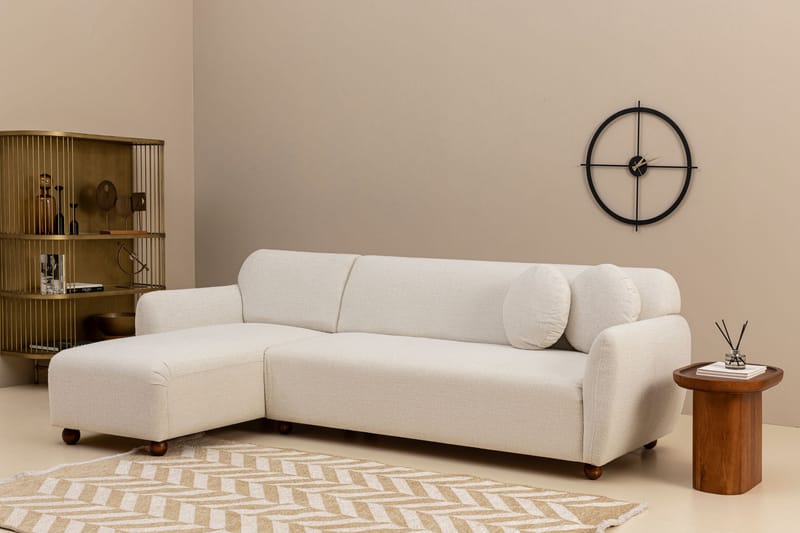 Divansoffa 3-sits Windwhistle - Vit - Möbler - Soffa - Hörnsoffa