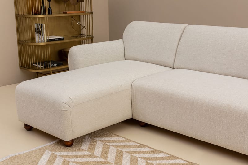 Divansoffa 3-sits Windwhistle - Vit - Möbler - Soffa - Hörnsoffa