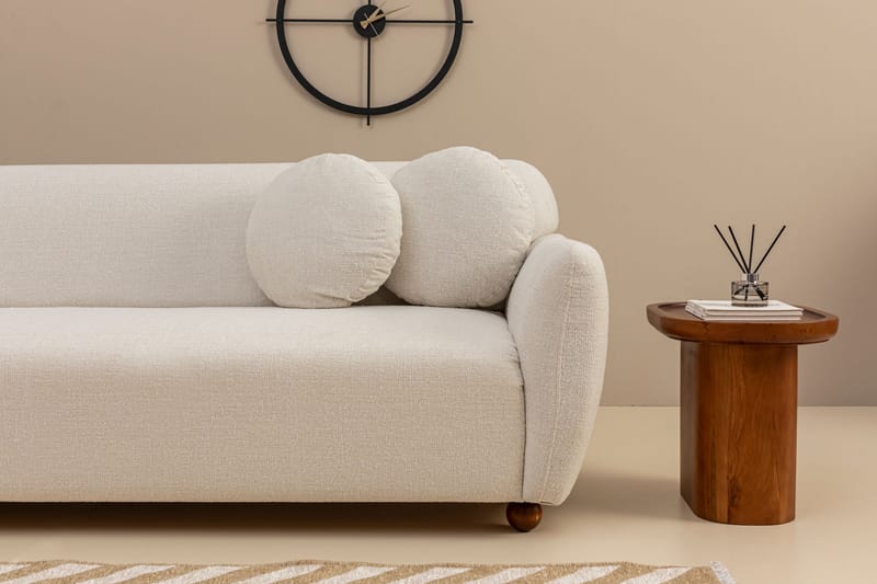 Divansoffa 3-sits Windwhistle - Vit - Möbler - Soffa - Hörnsoffa