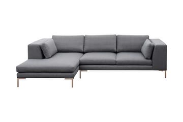 Divansoffa Octavius 322x162x86 cm - Grå - Möbler - Soffa - Divansoffa & schäslongsoffa - 4 sits soffa med divan