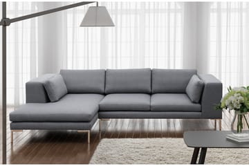 Divansoffa Octavius 322x162x86 cm - Grå - Möbler - Soffa - Divansoffa & schäslongsoffa - 4 sits soffa med divan