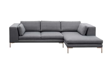 Divansoffa Octavius 322x162x86 cm - Grå - Möbler - Soffa - Hörnsoffa - Hörnsoffa med divan
