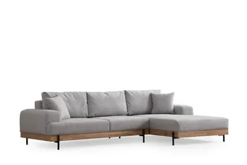 Eti Hörnsoffa 3-sits - Grå - Möbler - Soffa - Hörnsoffa