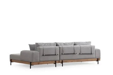 Eti Hörnsoffa 3-sits - Grå - Möbler - Soffa - Hörnsoffa