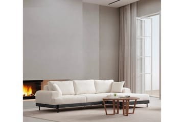 Eti Hörnsoffa 3-sits - Vit - Möbler - Soffa - Divansoffa & schäslongsoffa - 4 sits soffa med divan