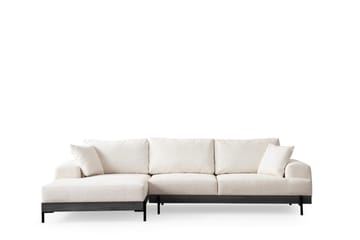 Eti Hörnsoffa 3-sits - Vit - Möbler - Soffa - Divansoffa & schäslongsoffa - 4 sits soffa med divan