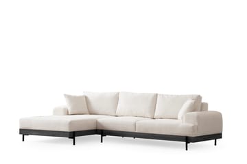 Eti Hörnsoffa 3-sits - Vit - Möbler - Soffa - Divansoffa & schäslongsoffa - 4 sits soffa med divan