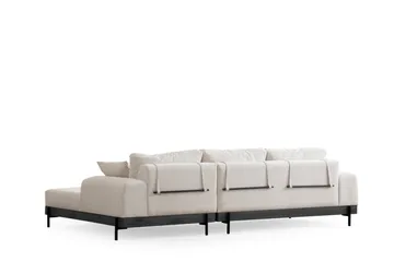 Eti Hörnsoffa 3-sits - Vit - Möbler - Soffa - Divansoffa & schäslongsoffa - 4 sits soffa med divan