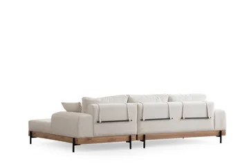 Eti Hörnsoffa 3-sits - Vit - Möbler - Soffa - Divansoffa & schäslongsoffa - 4 sits soffa med divan
