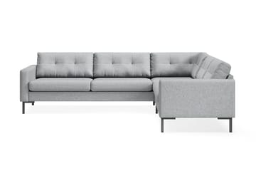 Frillestad 5-sits Högervänd L-formad Hörnsoffa i Tyg - Grå - Möbler - Soffa - Hörnsoffa