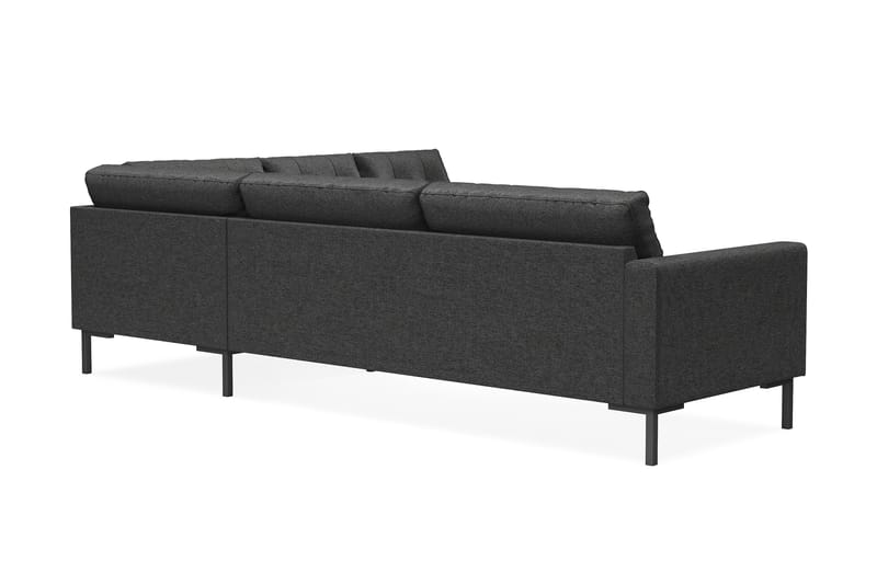 Frillestad 5-sits Högervänd L-formad Hörnsoffa i Tyg - Mörkgrå - Möbler - Soffa - Hörnsoffa
